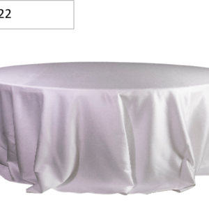 TOVAGLIA RASO BIANCO TONDA 360 diametro