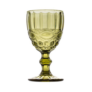 BICCHIERE VINO COLORATO VERDE