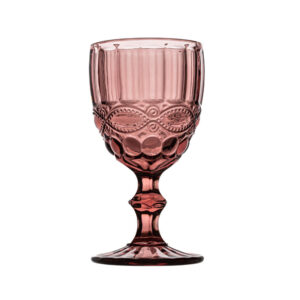 BICCHIERE VINO COLORATO ROSA