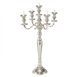 CANDELABRO IN ARGENTO 5 FIAMME