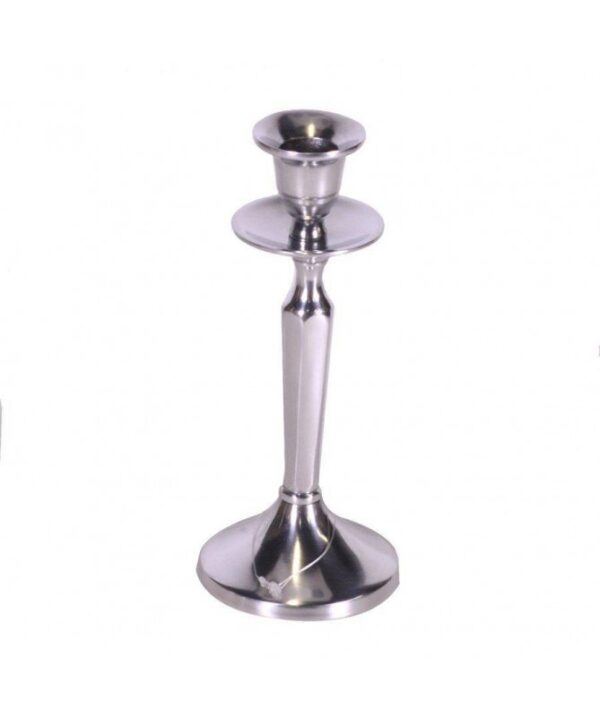 CANDELABRO SINGOLO ARGENTO CM 30