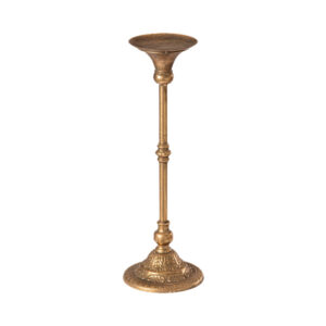 CANDELABRO SINGOLO ORO LUCIDO