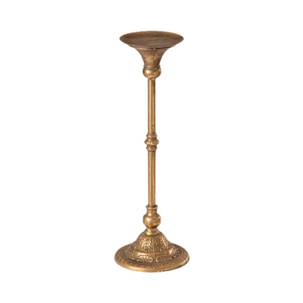 CANDELABRO SINGOLO ORO LUCIDO