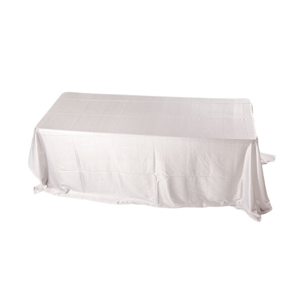COPRIMACCHIA EFFETTO LINO BIANCO 220x220cm