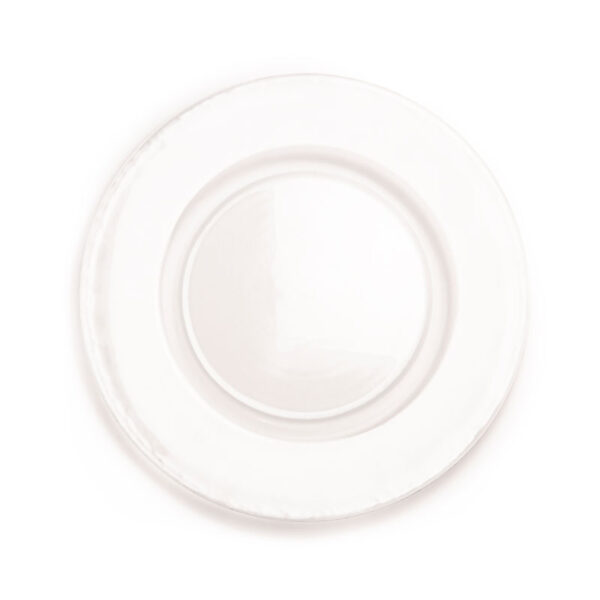 SOTTOPIATTO IN VETRO LISCIO 33 cm