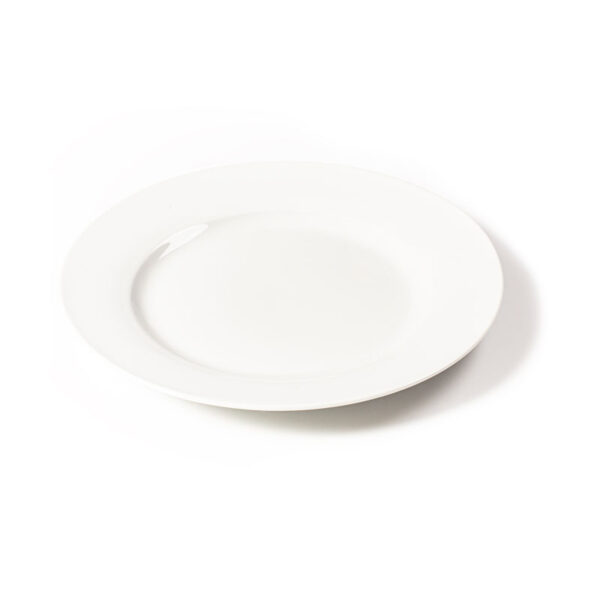 PIATTO PIANO BIANCO LISCIO 28cm