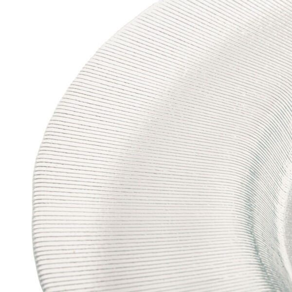 SOTTOPIATTO IN VETRO RIGATO 33 cm - immagine 2
