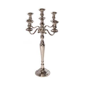 CANDELABRO IN ARGENTO 5 FIAMME
