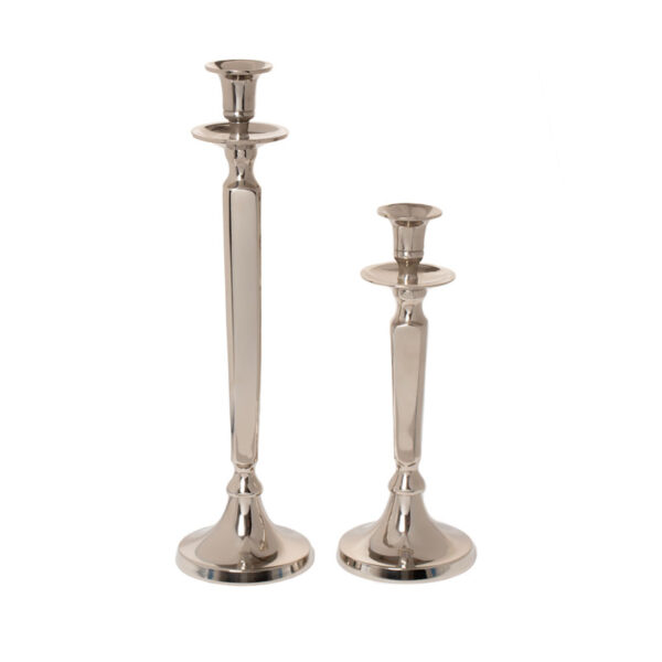 CANDELABRO SINGOLO 41cm ARGENTO